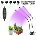 thumbnail image 4 of Luz de cultivo de 2/3/4 o铆dos con 40/60/80 LED 1200LM Luz de planta LED 9 L谩mpara de cultivo de siembra de brillo regulable para invernadero, 4 of 6