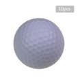 thumbnail image 3 of Eigraketly 10 piezas 1 juego de pelotas de golf pequeño entrenamiento accesorio de golf práctica pelota flotante para entrenadores practicantes Golf blanco, 3 of 6