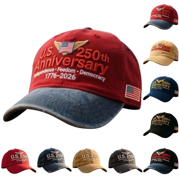 Retro 250th Anniversary USA Baseball Cap