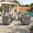 Gray/Gray, variant on Patiobula Outdoor Patio Swivel Glider Chair Set of 4, All Weather Wicker Swivel Rocker Deep Seat Furniture Set for Porch Balcony Garden Deck Yard