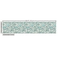 thumbnail image 2 of Rose Fabric by the Yard Upholstery, Doodle Style Outlines of Rose Blossoms Spring Nature Inspired Art, Decorative Fabric for DIY and Home Accents, 10 Yards, Dark Teal Teal and Cream by Ambesonne, 2 of 4
