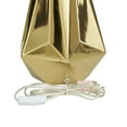 thumbnail image 5 of CosmoLiving by Cosmopolitan 26" Geometric Gold Table Lamp with White Linen Shade, 5 of 9