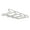 Silver, variant on Rev-A-Shelf 3450-11ORB 11" Quad Under Cabinet Glass Stemware Holder, Bronze