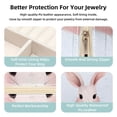 thumbnail image 3 of Easter Travel Portable Square Jewelry Box for Rings Earrings Necklaces Bracelets Girls Women Display Case Holder Organizer Stand Storage Box, 3 of 6