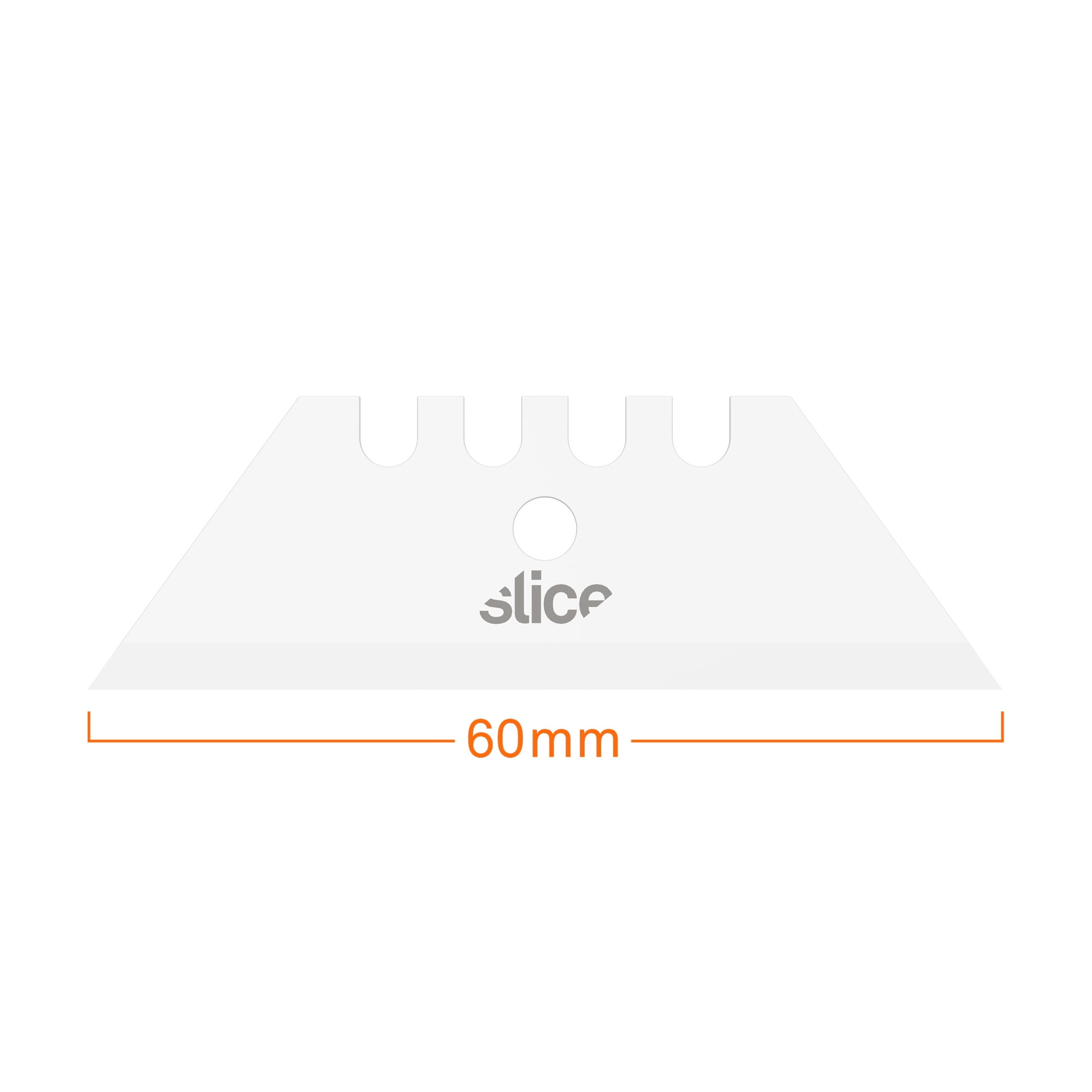 Slice 10525 Replacement Utility Blades - Pointed Tip - Finger-Friendly, Micro Ceramic Safety Blade | Never Rusts - Pack of 2