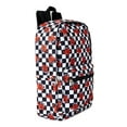 thumbnail image 3 of Kool-Aid Unisex Checkered 18" Backpack with Internal Laptop Sleeve, Black White, 3 of 4