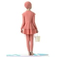 thumbnail image 5 of IDOPIP Modest Swimsuits for Girls Kids Muslim Swimsuits Islamic Full Cover Long Sleeve Top Pants Swim Hijab Cap, 5 of 7