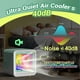 thumbnail image 3 of Portable Air Conditioning Fan 3-In-1 Humidified Mist Spray Fan 7Color Light Air Cooler Personal Air Conditioner Desk Fan, 3 of 5