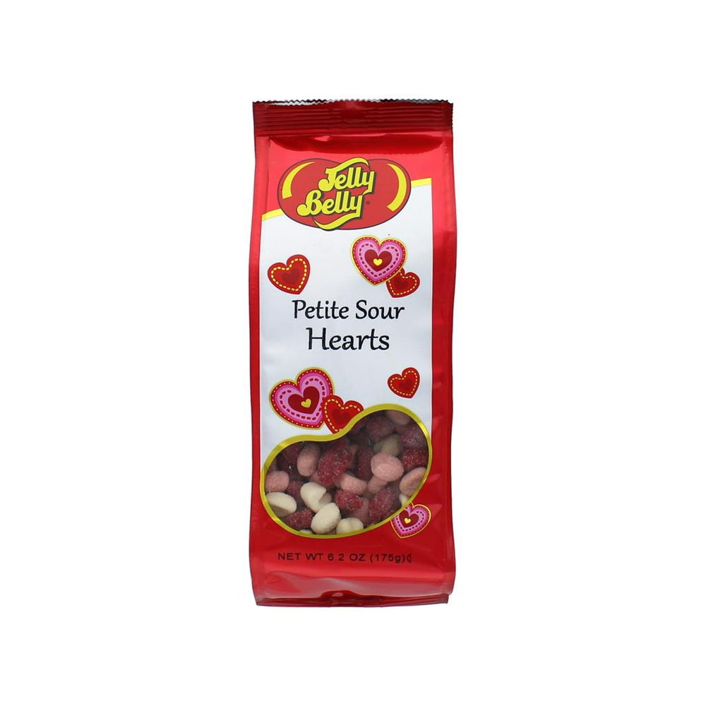 Jelly Belly, Petite Sour Hearts Jelly Beans 6.2 Oz