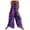 Purple, variant on asdoklhq Womens Plus Capris,Womens Pants Overalls Rompers Printed Buttons Suspender Jumpsuit