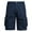 Blue, variant on Miluxas Plus Size Pants Men's Work Shorts, Mid-waist Multi-pocket Five-piece Pants Pants Sports Pants Shorts Pants Gray 12(XXL)