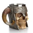 thumbnail image 5 of Stainless Steel Skull Mug Drinking Cup Resin Beer Coffee Mug Tea Cup, 5 of 5