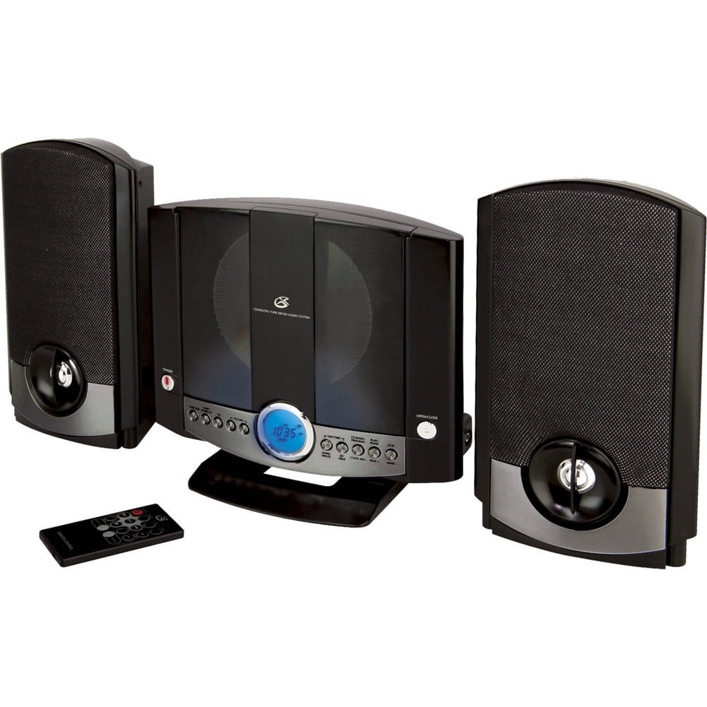 MP3 USB Bluetooth DAB + NFC Black Built-In Stereo Speakers RDS FM CD-Player AUNA V-20 Vertical Stereo System