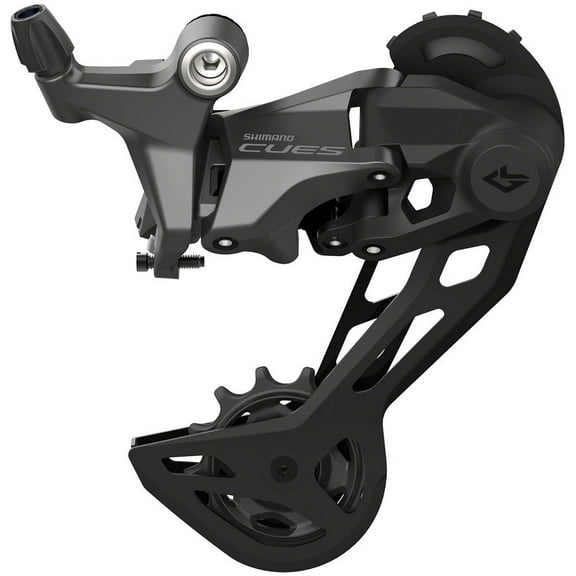 Shimano CUES RD-U6020-SGS Rear Derailleur - 10-Speed, Shadow Design, Direct Attach, Long Cage, Black