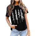 thumbnail image 2 of HCYSFG Womens Plus Size Graphic T Shirt Crew Neck Short Sleeve Relaxed Fit Everyday Casual Print Tee Basic Summer Top, 2 of 5