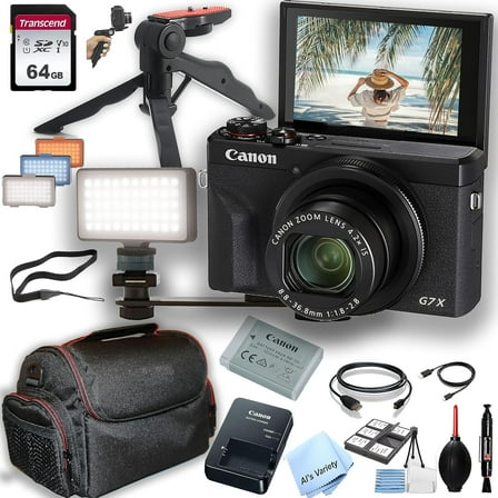 Canon PowerShot G7 X Mark III Digital, 64GB SD Card and more