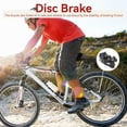 thumbnail image 2 of HUGFEGWE MTB Disc Brake Set, 1 Set Disc Brake Kit, MTB Front & Rear Disc Brake Caliper Bicycle Bicycle Cable Puller Accessories for Mountain Bike, Road Bike, BMX CA919-131680, 2 of 9