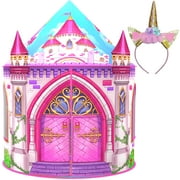 Princess Unicorn Play Tent with Unicorn Headband