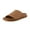 Light Brown, variant on Women's Nugget one band footbed sandal with +Comfort, Wide Widths Available, Espresso 8 W