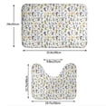 thumbnail image 3 of Honeii Transport 1 Pattern Bathroom Anti-Skid Pad Bathroom Mat Vintage Seamless Pattern Not-Slip Toilet Rug Set, 3 of 6