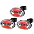 thumbnail image 1 of 2-10X Luces de bicicleta brillantes para bicicleta, 9 luces LED traseras, luz colorida, 7 destellos, 3 piezas, 1 of 5