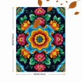 thumbnail image 3 of Qisvanset Floral Embroidery Canvas Wall Art Print 15.75x11.81 Inches, 3 of 8