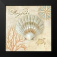 thumbnail image 2 of Coulter, Cynthia 20x20 Black Modern Framed Museum Art Print Titled - Nautical Shells II, 2 of 5