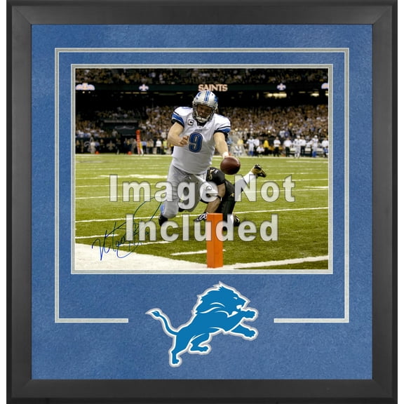 Detroit Lions Deluxe 16" x 20" Horizontal Photograph Frame with Team Logo