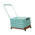 thumbnail image 3 of GUOOL Car Trunk Storage Box with Wheels and Handle, Foldable Multi-purpose Lightweight Blue, 3 of 9