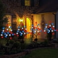 thumbnail image 2 of Red White Blue Star Stake Lights, Solar Powered Patriotic Tree Lights for Independence Day, Outdoor Garden Decor, 2 of 7
