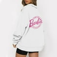 thumbnail image 1 of Mode Décontractée à Manches Longues Imprimé Floral Fermeture Éclair Épaule Extérieure Surdimensionnée Sweat-Shirts Noir S, 1 of 6