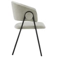 thumbnail image 6 of Side Dining Chair, Set of 2, Black, Fabric, Bar Pub Cafe Bistro Dining Kitchen Hospitality Restaurant, Modern Contemporary, HB37471, 6 of 10