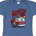 thumbnail image 4 of Inktastic Little Brother Fire Truck Boys Baby Bodysuit, 4 of 5