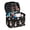 Christmas, variant on HELLHERO Black Leopard Print Travel Cosmetic Organizer Bag with Brush Slots Zipper Cosmetic Toiletry Bags Zipper Storage Bag Wide Open Portable Pouch Gift for Adults
