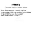 thumbnail image 2 of Kugel Front Wheel Bearing and Hub Assembly Pair for Car Cadillac CTS Chevrolet Camaro - Left Right Side (Driver Passenger) K70-100332, 2 of 11