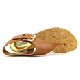 thumbnail image 4 of Michael Michael Kors London  Womens Size 8 Brown Leather Thongs Sandals Shoes, 4 of 5