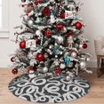 thumbnail image 5 of Yiaed Snake Print Christmas Tree Skirt , Tree SkirtsTree Mat for Christmas Winter Holiday Indoor Decorations-30", 5 of 7