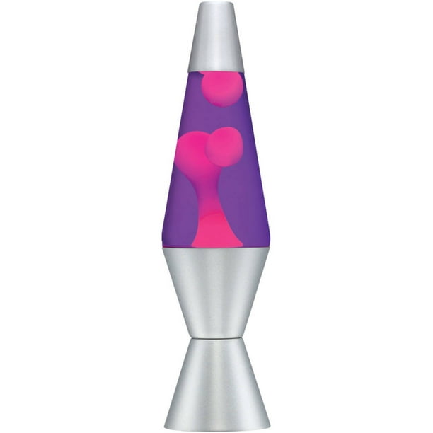 Lava the Original 14.5" Pink Wax with Purple Liquid Lava Lamp - Walmart.com