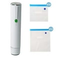 thumbnail image 1 of ERK Scelleuse sous Vide Compacte pour Aliments, Scelleuse sous Vide Portative avec 30 Sacs Réutilisables pour la Conservation et le Blanc Frais, 1 of 3