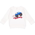 thumbnail image 2 of Inktastic Happy Valentine's Day-monster Truck Toddler Sweatshirt, 2 of 4