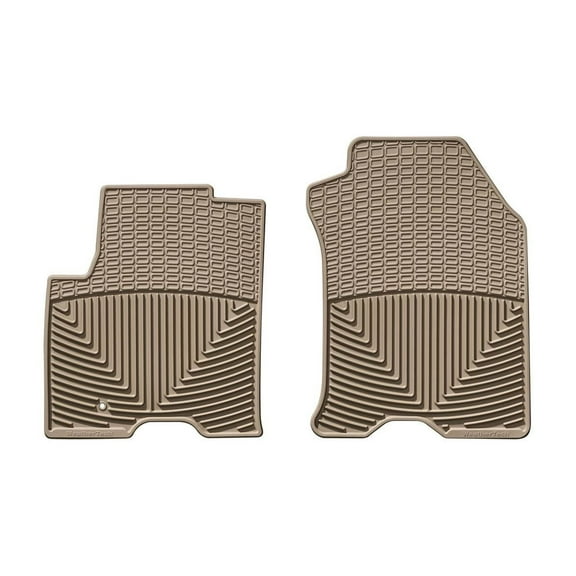WeatherTech All-Weather Floor Mats compatible with 2008-2009 Ford Focus - 1st Row (Driver & Passenger), Tan