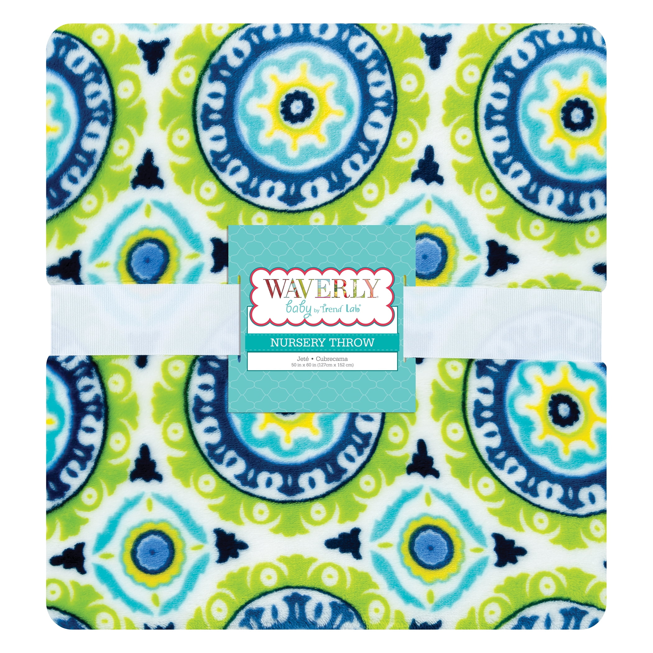 Waverly Solar Flair Plush Throw Blanket