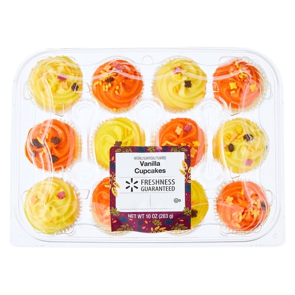 Freshness Guaranteed Harvest Vanilla Cupcakes, 10 oz, 12 Count