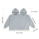 thumbnail image 3 of Sudadera con capucha para pareja, sudadera con capucha doble, sudadera de gran tamaño, ropa divertida para pareja, sudadera con capucha, sudadera con capucha para pareja, 3 of 7