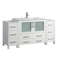 thumbnail image 5 of Vanity Art VA3036-60W 60 in. Single Sink Bathroom Vanity Set, White, 5 of 5