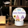 thumbnail image 6 of Naloa Watercolor Gnome Garden Acrylic LED Night Light Custom LED Lights Personalized Nightlight Customized Gifts for Family Couples Friends, 6 of 9