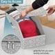 thumbnail image 3 of 2 Piezas de Almacenamiento Apilable para Gorras de Béisbol, con Capacidad para Hasta 24 Gorras, Organizador de Sombreros para Armario, Cajas para Sombreros con Cartón, 3 of 5