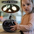 thumbnail image 4 of 8.6" Jack O Lantern - Halloween Pumpkin Light with Pre-lit LEDs - Indoor/Outdoor Decoration for Garden, Patio,, 4 of 6