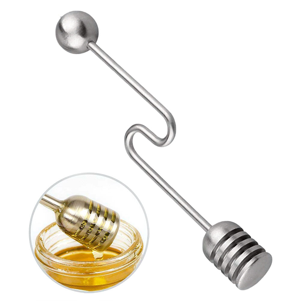 Honey Dippers Stirring Stick Stirrer Straight or Curved Syrup Spoon