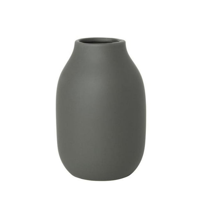 Blomus 65905 6 x 4 in. Colora Porcelain Vase, Agave Green